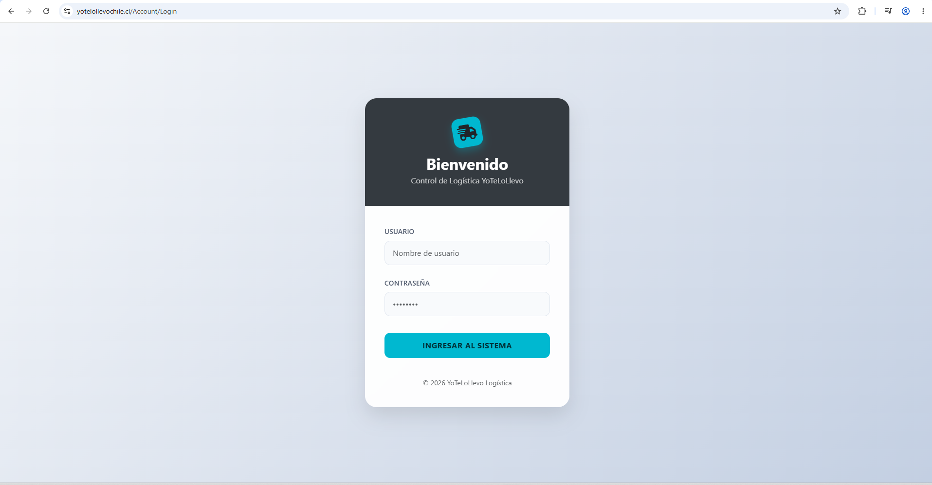 Dashboard principal RouteFlow